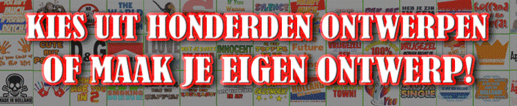 Bestel hier pijlsnel de leukste t-shirts online!